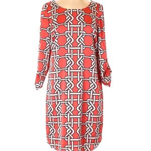 SALE The Limited 3/4 sleeve coral dress
